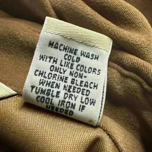 Bechamel Women’s Large Brown Suede Like Western Long Sleeve Button Up Top - Picture 9 of 10